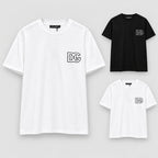 Men's Cotton Streetwear T-Shirt #11 | Black & White Tee