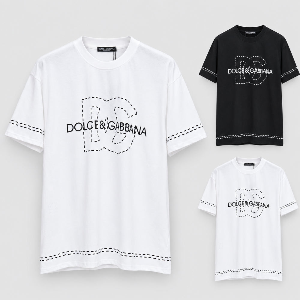 Men's Streetwear Cotton T-Shirt #9 | Black & White Tee