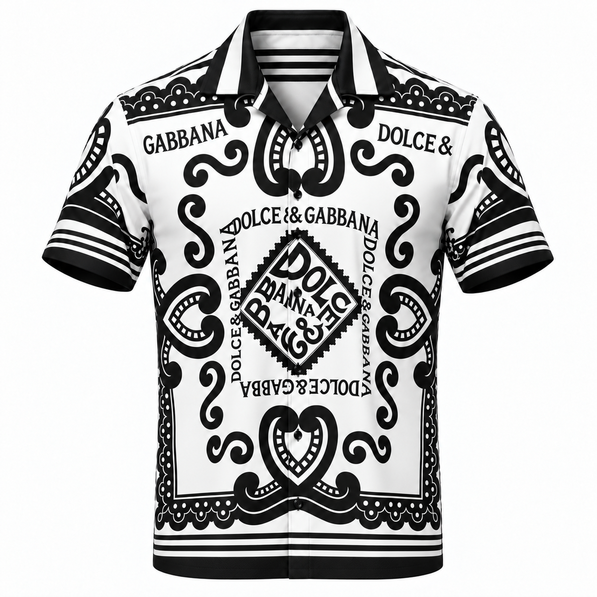 White Short Sleeve Shirt #14 | Men's Streetwear
