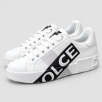White Leather Casual Sneakers #52 | Men's Streetwear