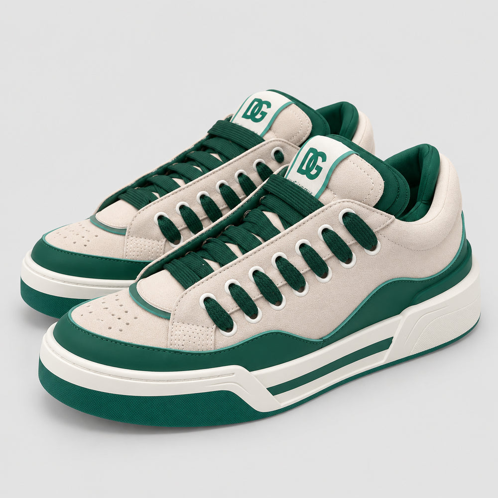 2026 Luxury Genuine Leather Casual Sneakers - Italian Designer Men's Shoes