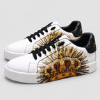 White & Black Casual Sneakers #28 | Streetwear Shoes