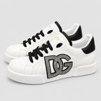 White & Gold Casual Sneakers #18 | Streetwear Shoes