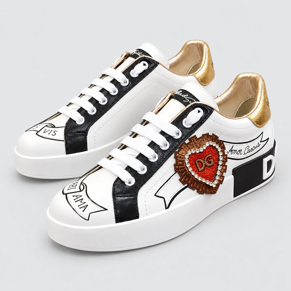 White Leather Casual Sneakers #8 | Men's Streetwear