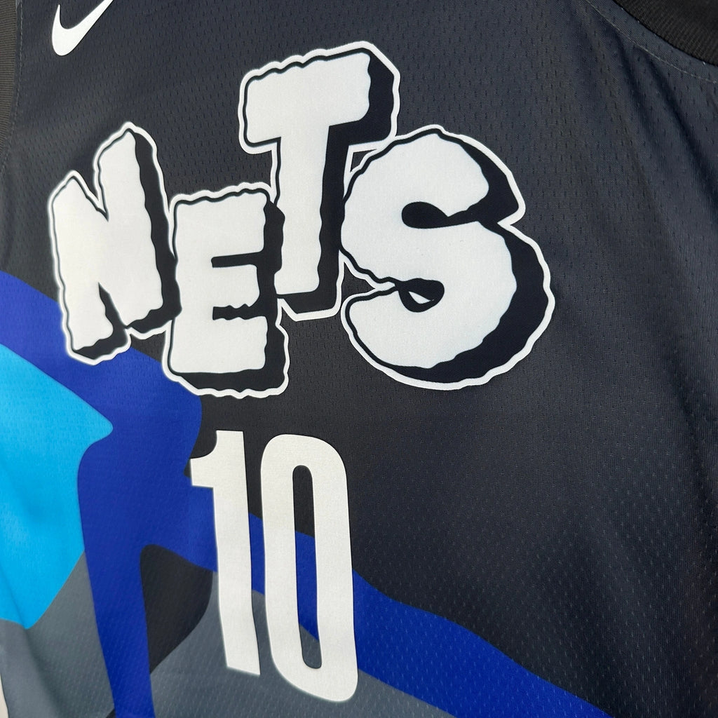 Anfernee Simons Brooklyn Nets No.10 City Edition Jersey 2023-24 - View 2