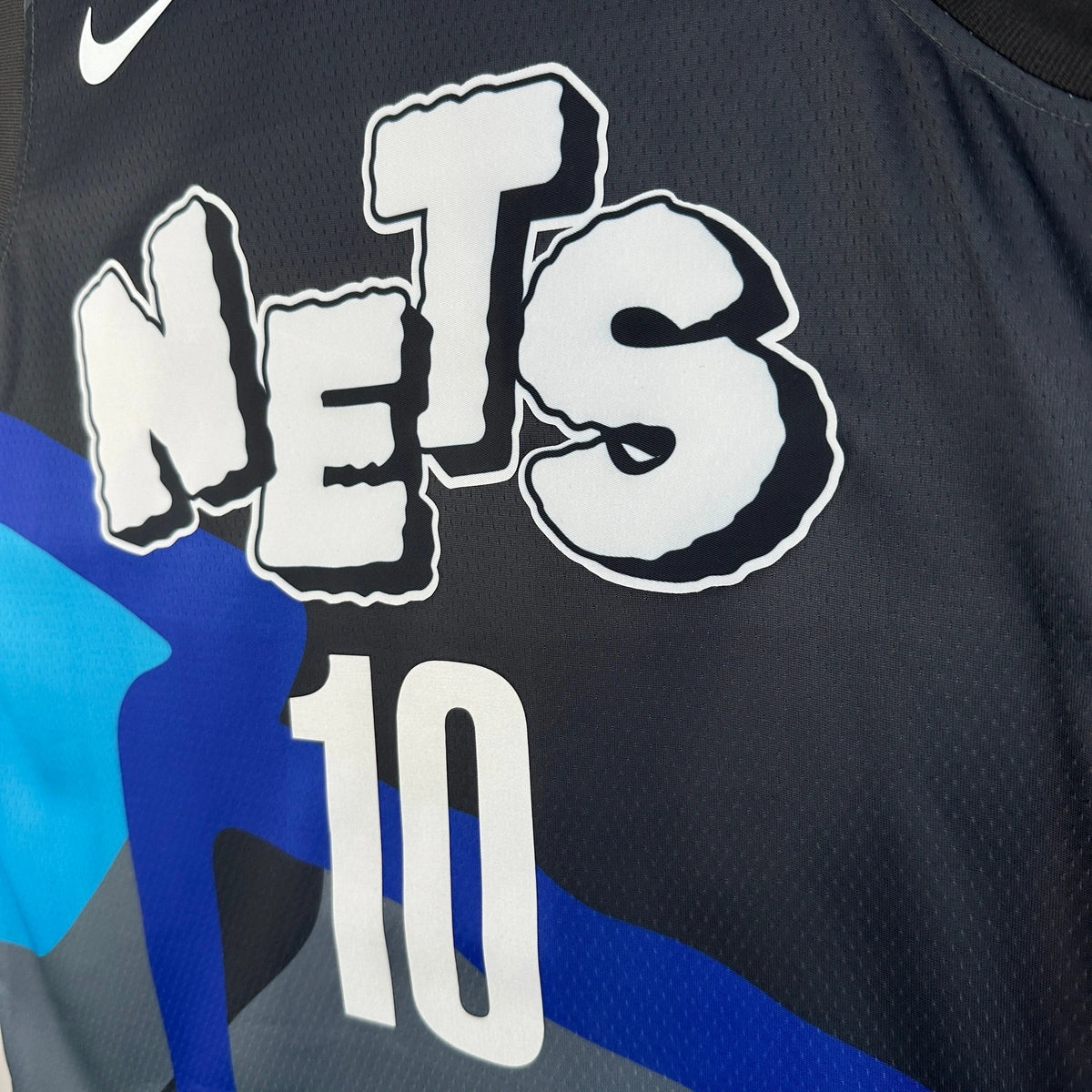 Anfernee Simons Brooklyn Nets No.10 City Edition Jersey 2023-24 - View 2