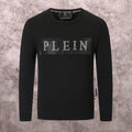 PP Black Cotton Sweatshirt #9027 | Men's Streetwear