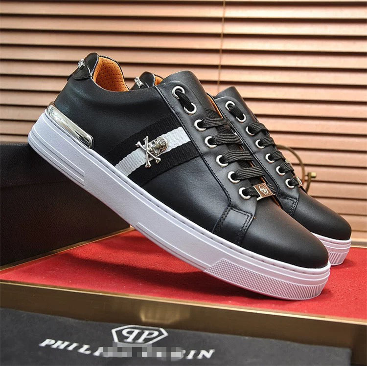 PP White Casual Sneakers #9539 | Men's Streetwear