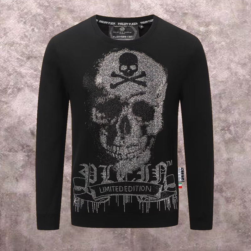 PP Black Cotton Sweatshirt #1 – Ref 7955 | Men's Streetwear