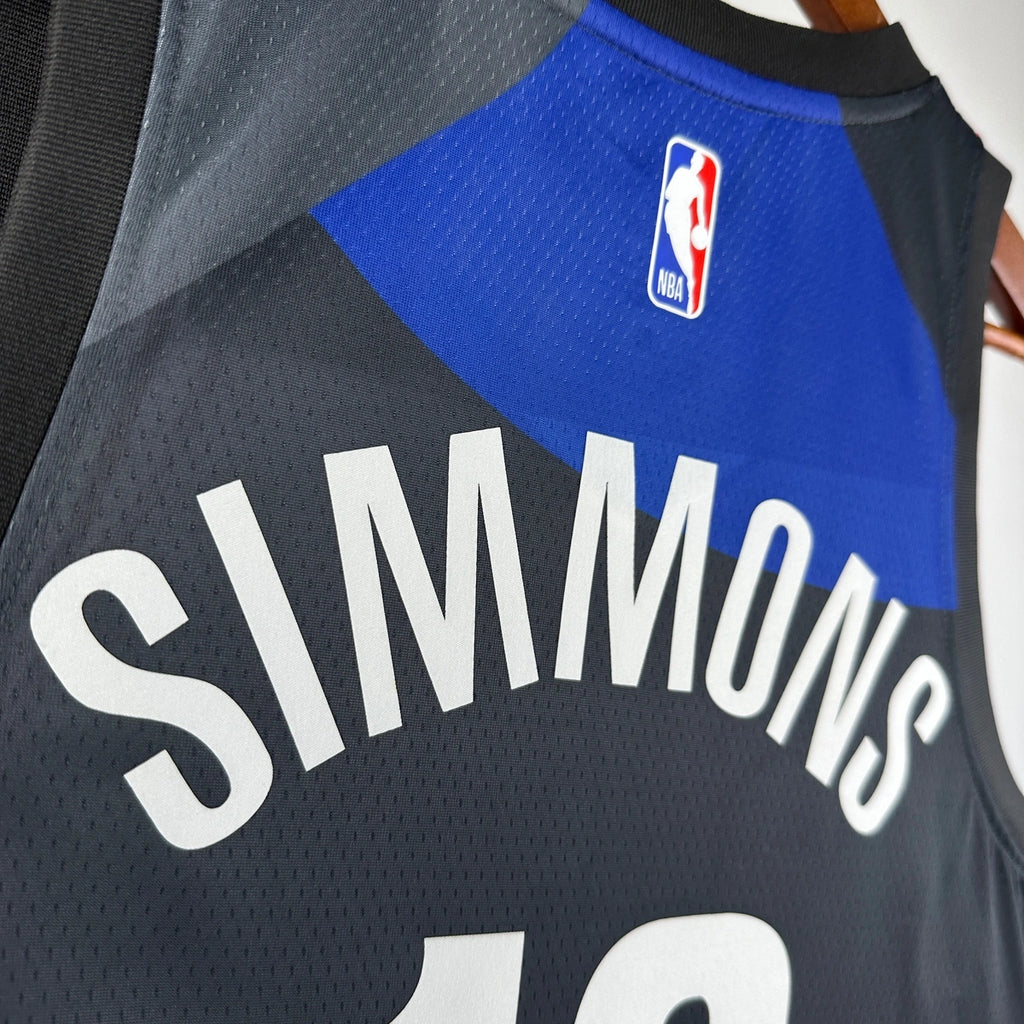 Anfernee Simons Brooklyn Nets No.10 City Edition Jersey 2023-24 - View 12
