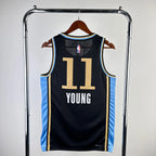 Trae Young Atlanta Hawks No.11 City Edition Jersey 2023-24 - View 6