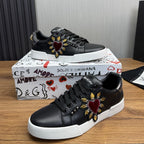 White & Black Casual Sneakers #28 | Streetwear Shoes