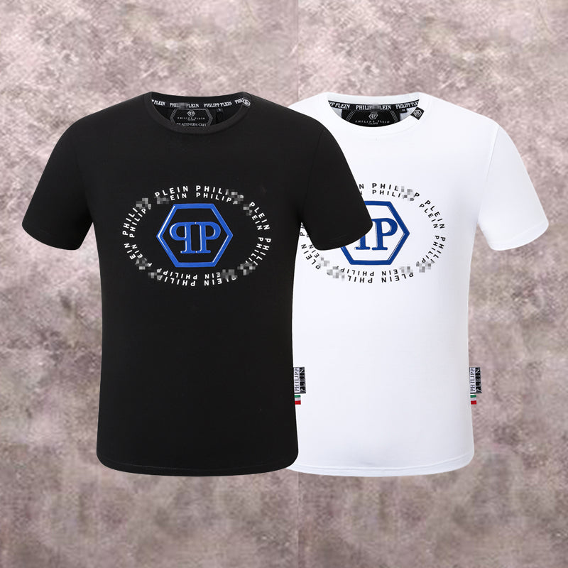 PP Black Cotton Streetwear T-Shirt #9 | Men's Tee