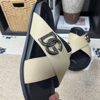 Grey Men's Slides #58 | Men's Streetwear