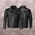 PP Black Leather Jacket #13 | Men's Streetwear