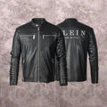 PP Black Leather Jacket #12 – Ref 4659 | Men's Streetwear
