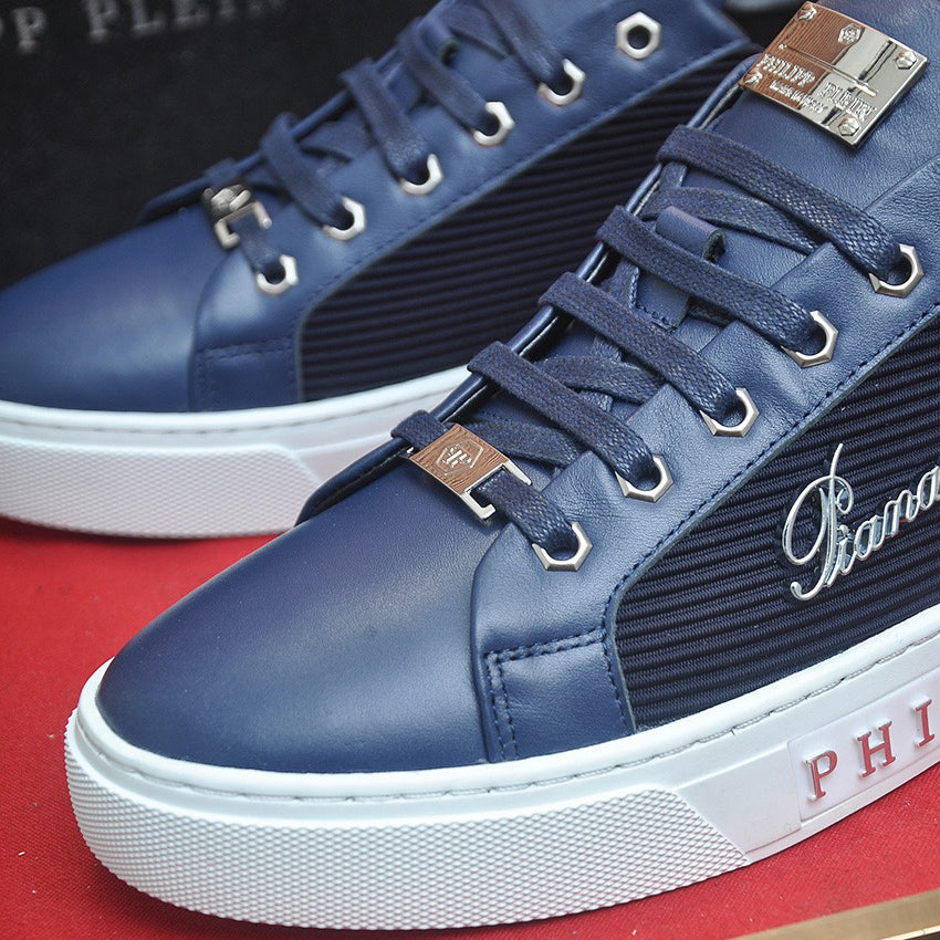 PP Blue Casual Sneakers #110 | Men's Streetwear
