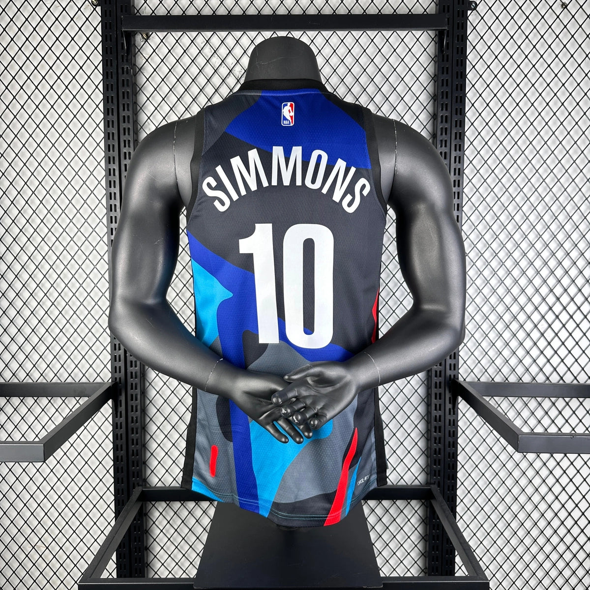 Anfernee Simons Brooklyn Nets No.10 City Edition Jersey 2023-24 - View 11