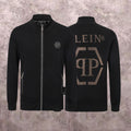 PP Black Cotton Sweatshirt #16 | Men's Streetwear