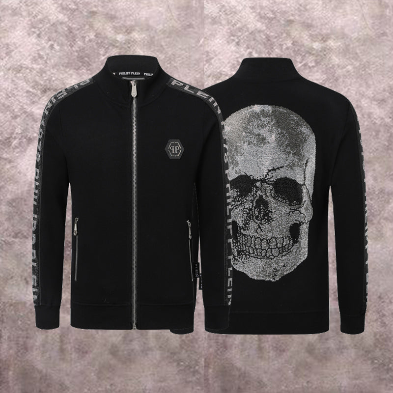 PP Black Cotton Sweatshirt #18 | Men's Streetwear