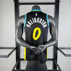 Tyrese Haliburton Indiana Pacers No.0 City Edition Jersey 2023-24 - View 12
