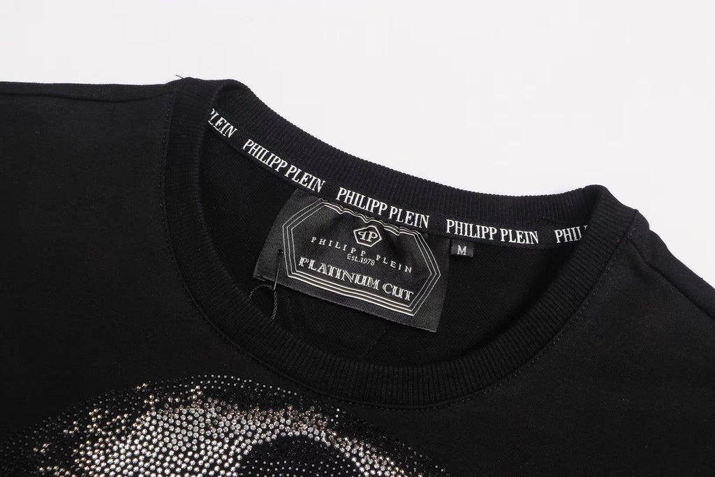 PP Black Cotton Sweatshirt #1 – Ref 7955 | Men's Streetwear