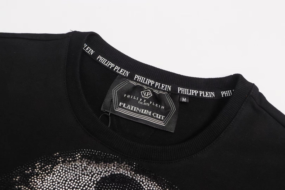 PP Black Cotton Sweatshirt #1 – Ref 7955 | Men's Streetwear
