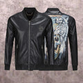 PP Black Leather Jacket #7 | Men's Streetwear
