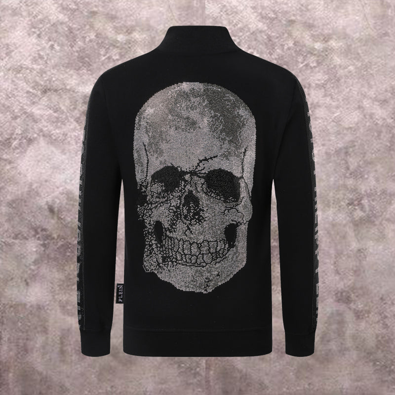 PP Black Cotton Sweatshirt #18 | Men's Streetwear