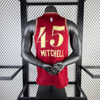 Donovan Mitchell Cleveland Cavaliers No.45 City Edition Jersey 2023-24 - View 3