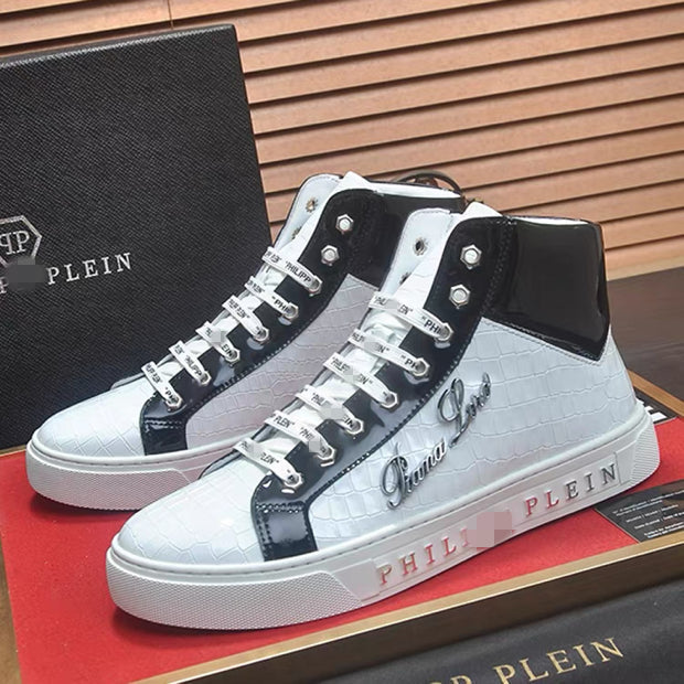PP White Casual Sneakers #35 | Men's Streetwear