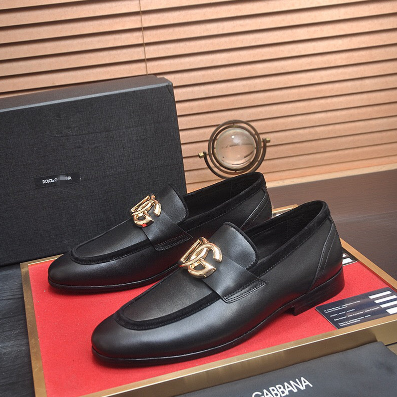 2026 Premium Leather Casual Sneakers - Designer Men's Shoes in Black