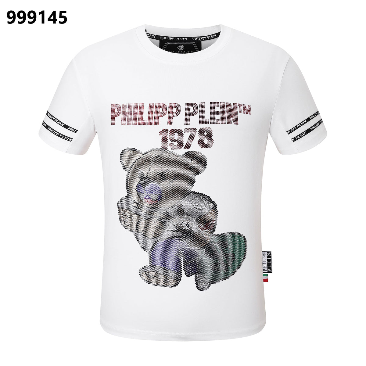 PP Black Cotton Street Style T-Shirt #76 | Men's Tee