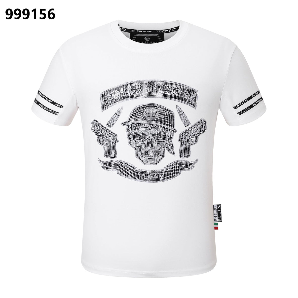 PP Black Cotton Street Style T-Shirt #69 | Men's Tee