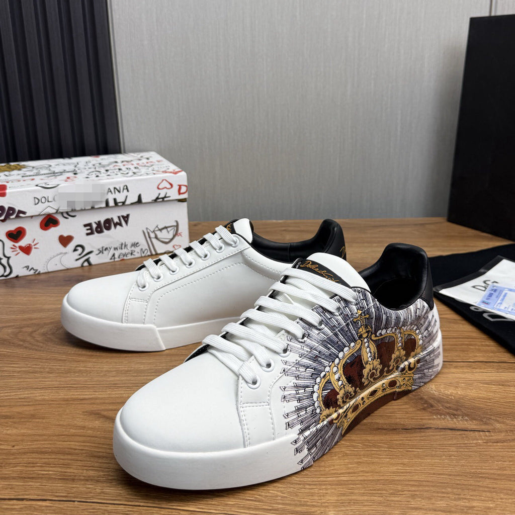 White & Black Casual Sneakers #28 | Streetwear Shoes