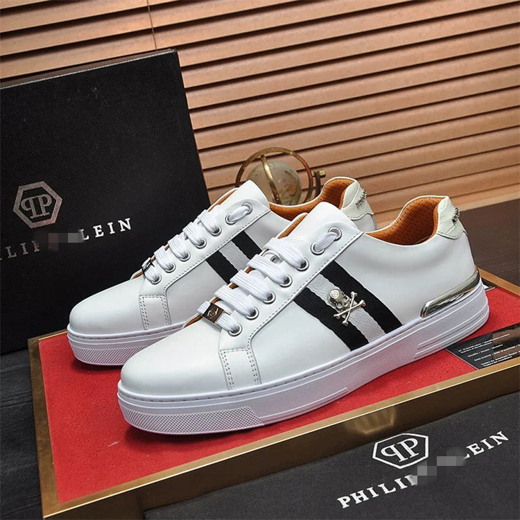 PP White Casual Sneakers #9539 | Men's Streetwear