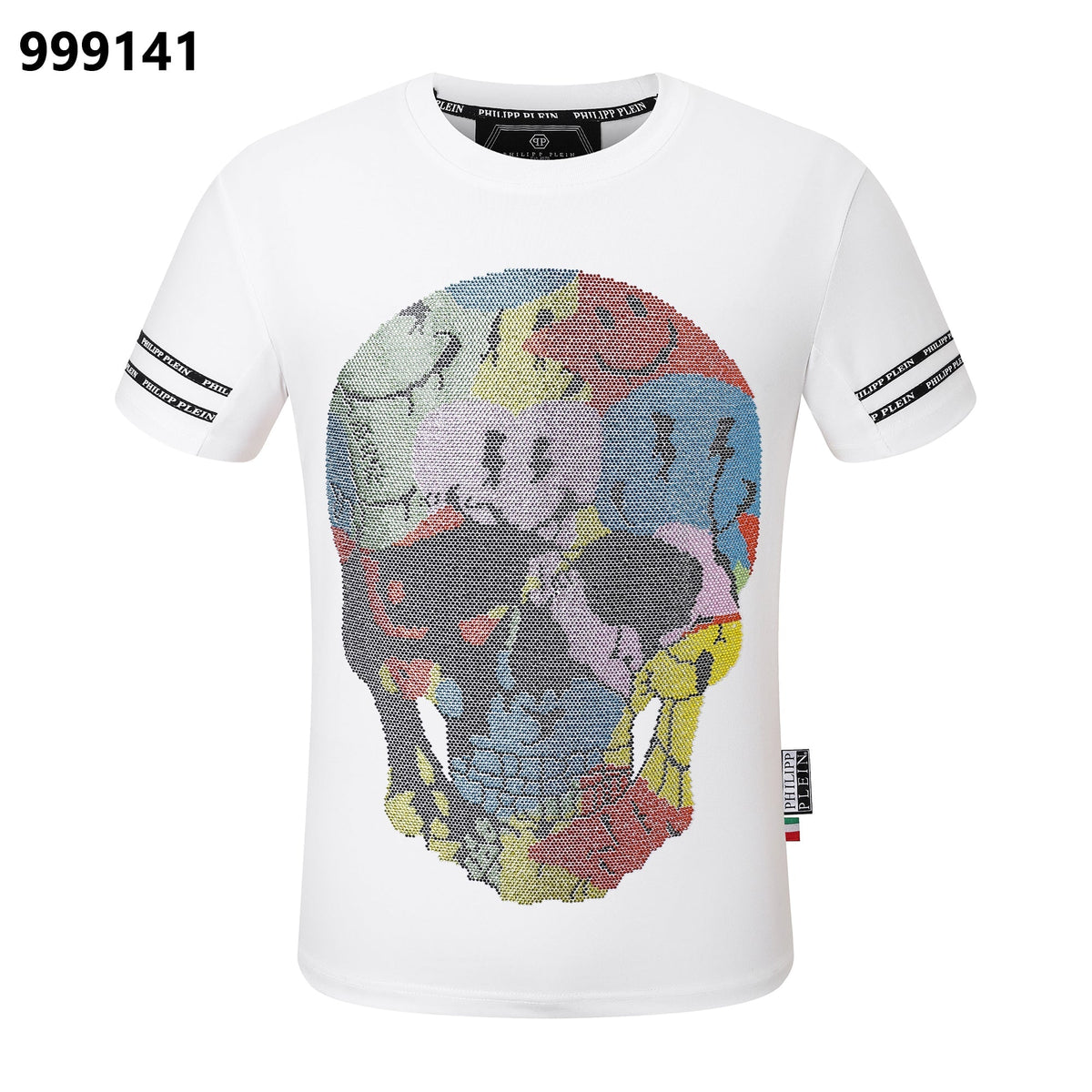 PP Black Cotton Streetwear T-Shirt #72 | Men's Tee