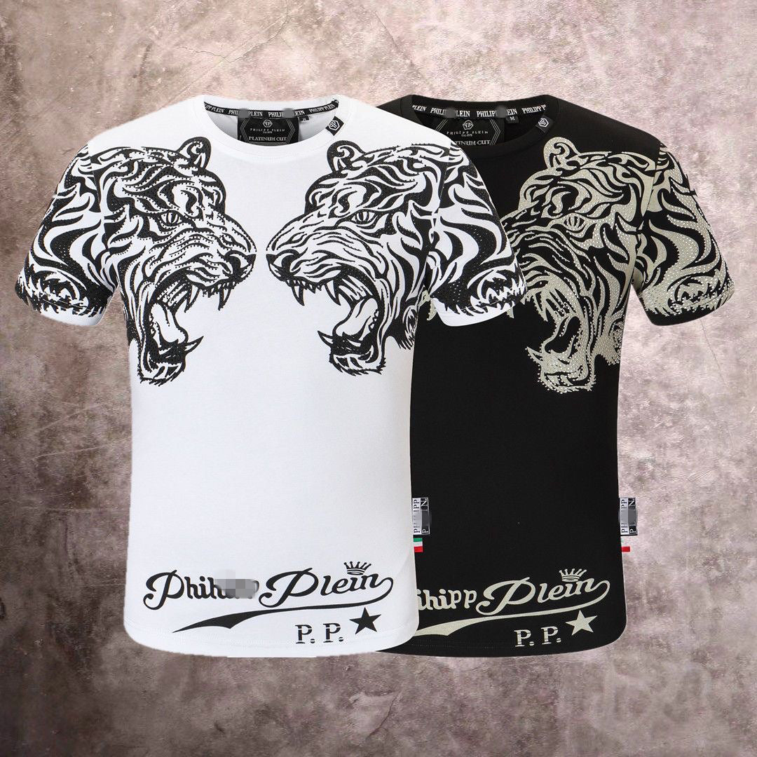 PP Black Cotton Street Style T-Shirt #35 | Men's Tee