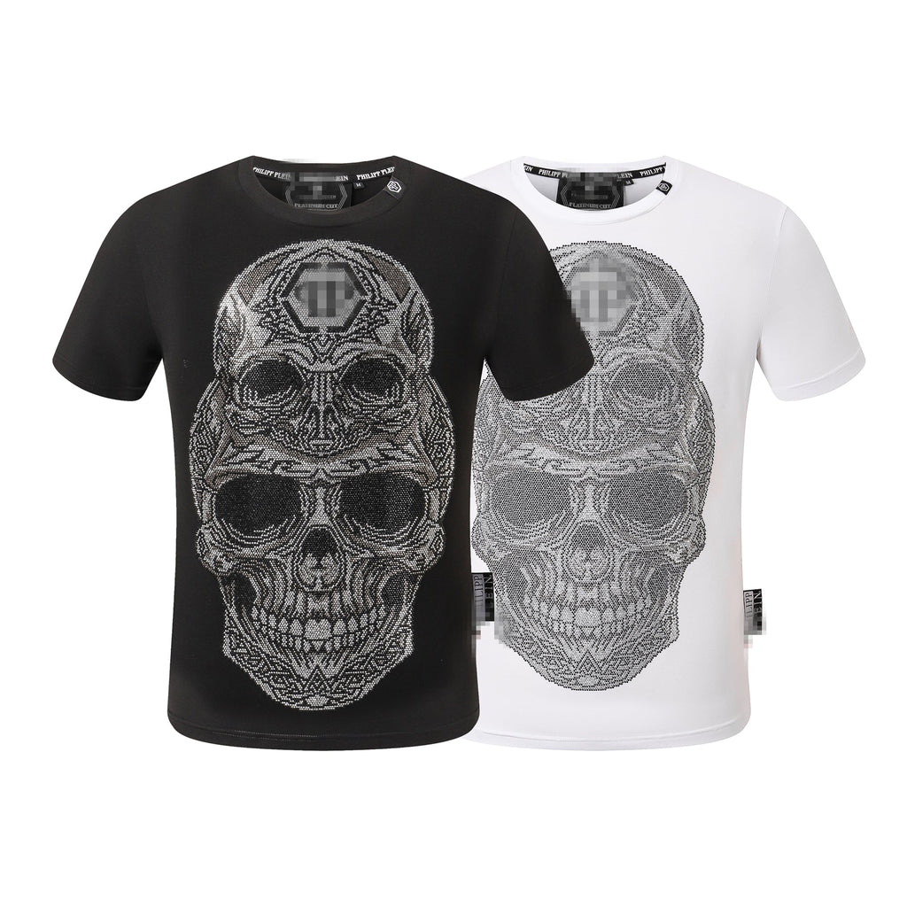 PP Black Cotton Streetwear T-Shirt #52 | Men's Tee