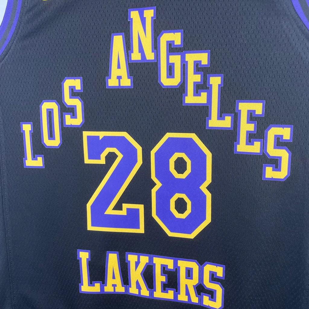 Rui Hachimura Los Angeles Lakers No.28 City Edition Jersey 2023-24 - View 2
