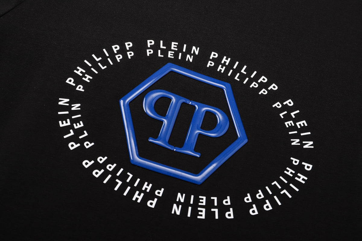 PP Black Cotton Streetwear T-Shirt #9 | Men's Tee