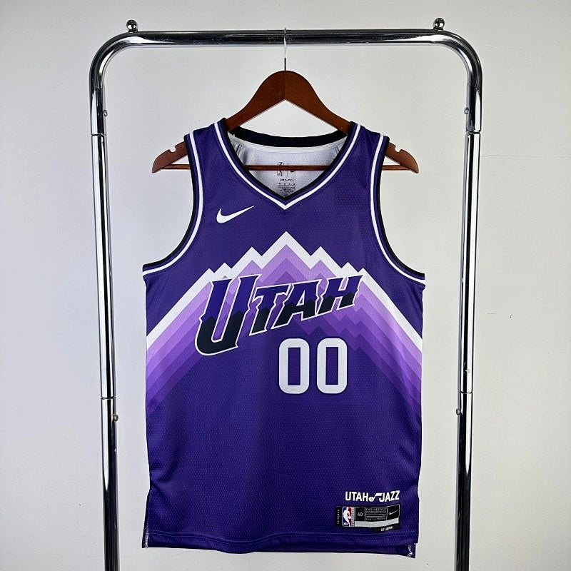 Jordan Clarkson Utah Jazz No.00 City Edition Jersey 2023-24 - View 10