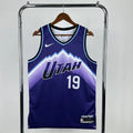 Lauri Markkanen No.19 Utah Jazz Purple Jersey 2025-26 NBA Authentic Swingman Jersey - View 4