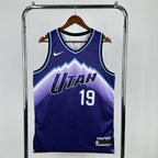 Lauri Markkanen No.19 Utah Jazz Purple Jersey 2025-26 NBA Authentic Swingman Jersey - View 4
