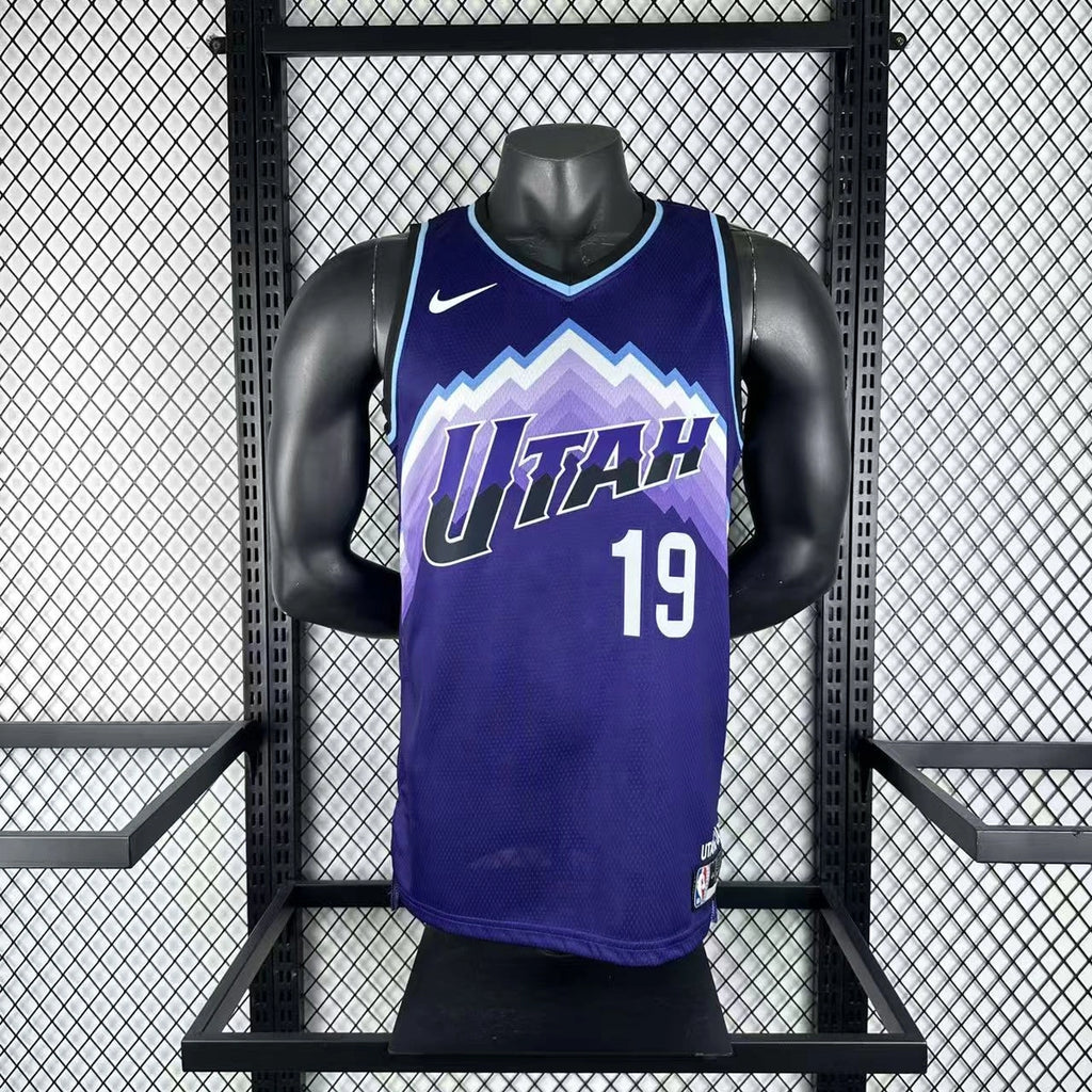 Lauri Markkanen No.19 Utah Jazz Purple Jersey 2025-26 NBA Authentic Swingman Jersey - View 9