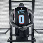 Coby White No.0 Chicago Bulls City Edition Jersey 2025-26 NBA Authentic Swingman Jersey - View 1