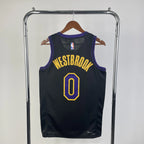 Russell Westbrook No.0 Los Angeles Lakers City Edition Jersey 2025-26 NBA Authentic Swingman Jersey - View 3