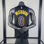 Russell Westbrook No.0 Los Angeles Lakers City Edition Jersey 2025-26 NBA Authentic Swingman Jersey - View 4
