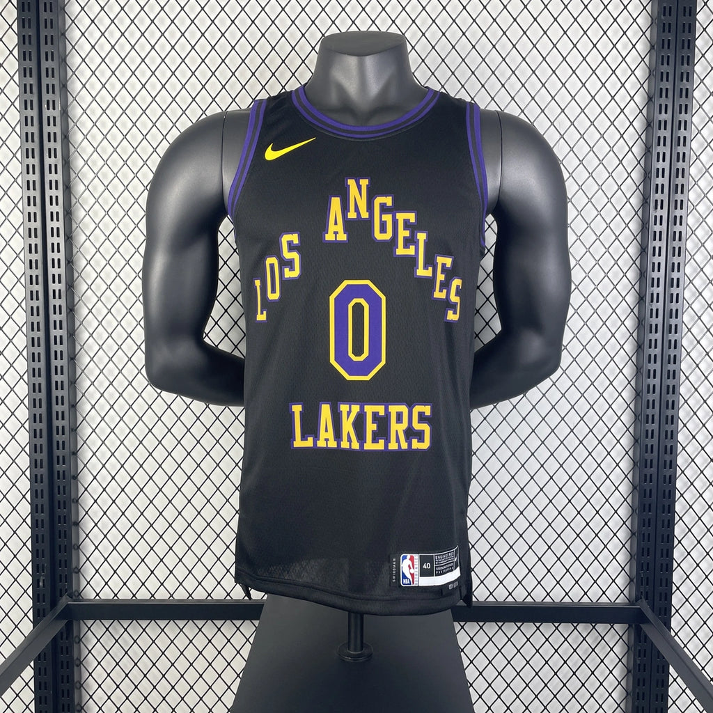 Russell Westbrook No.0 Los Angeles Lakers City Edition Jersey 2025-26 NBA Authentic Swingman Jersey - View 9