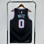 Coby White No.0 Chicago Bulls City Edition Jersey 2025-26 NBA Authentic Swingman Jersey - View 11
